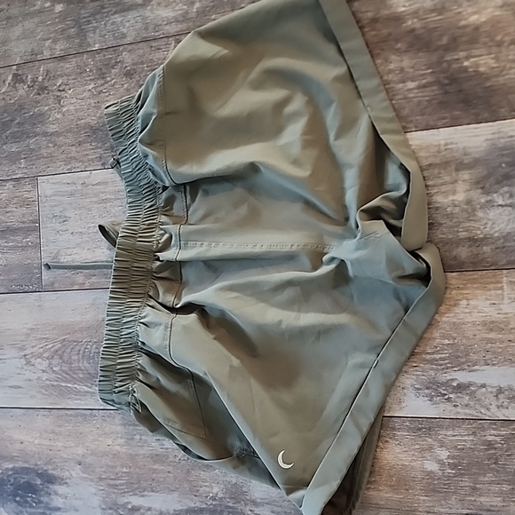 Women's Olive and Lavender Summer Shorts - Picture 7 of 7